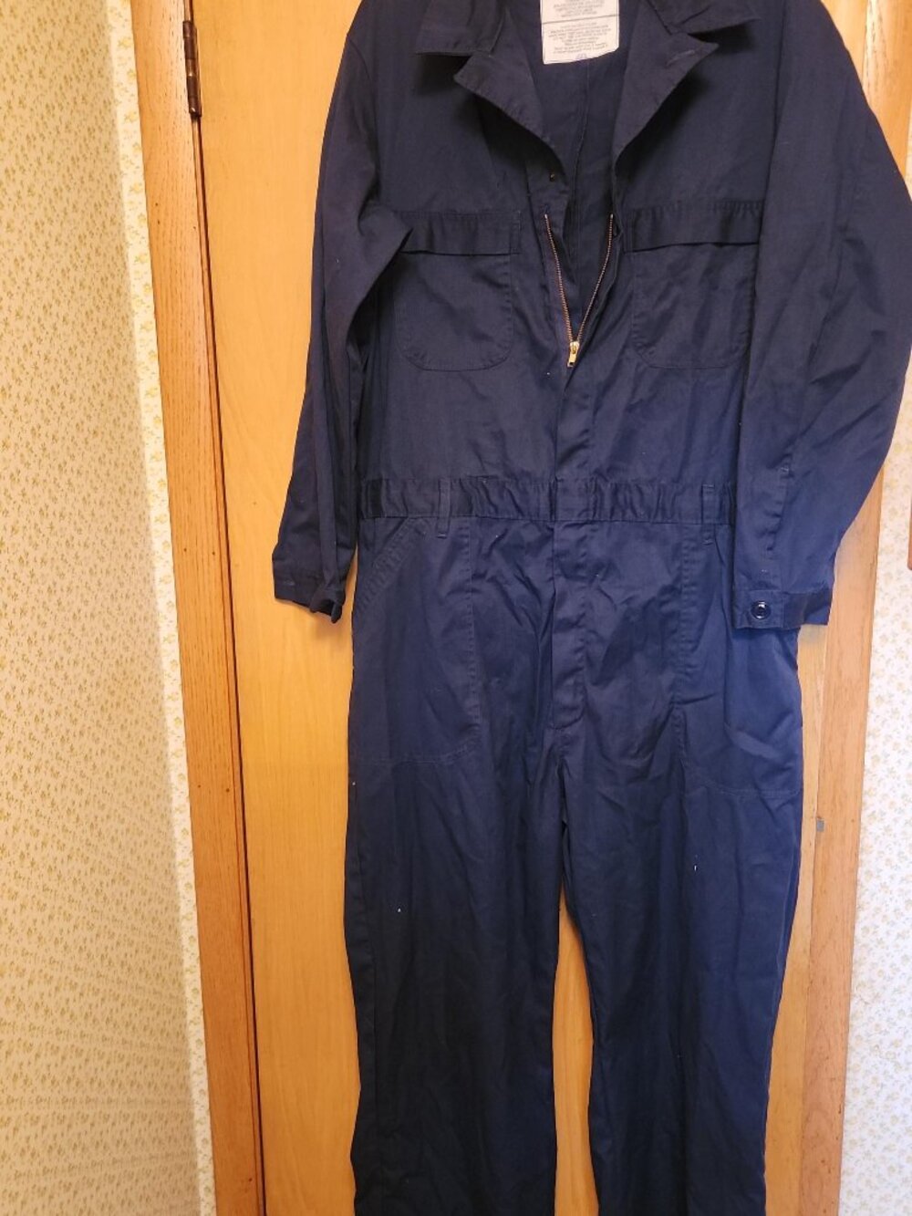 US Military Navy-One piece work coveralls-Navy-48L.